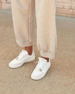 Loeffler Randall Best Sellers Keeley White Beaded Pin Sneaker