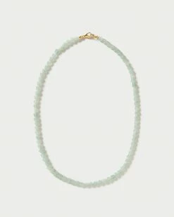 Loeffler Randall Aelish Jade Flower Necklace