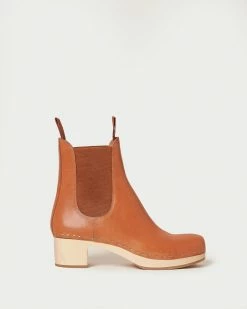Loeffler Randall Anabelle Cognac Clog Boot