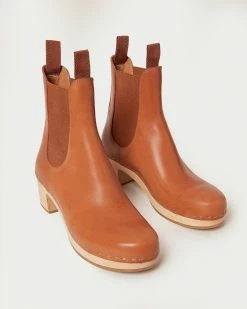 Loeffler Randall Anabelle Cognac Clog Boot