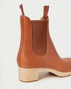 Loeffler Randall Anabelle Cognac Clog Boot