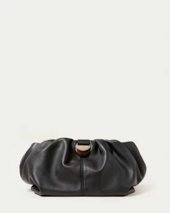 Loeffler Randall Handbags Analeigh Black Gathered Clutch