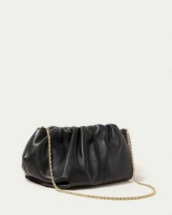 Loeffler Randall Handbags Analeigh Black Gathered Clutch
