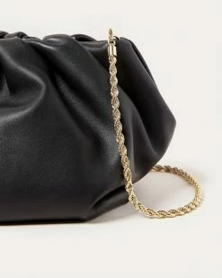 Loeffler Randall Handbags Analeigh Black Gathered Clutch