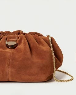 Loeffler Randall Analeigh Cacao Gathered Clutch New Arrivals