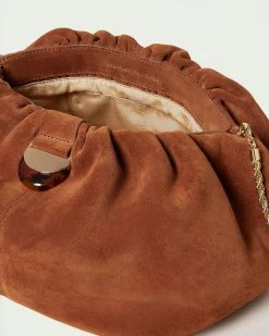 Loeffler Randall Analeigh Cacao Gathered Clutch New Arrivals