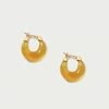Loeffler Randall New Arrivals Anouk Yellow Agate Mini Hoop