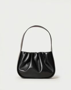 Loeffler Randall Aris Black Gathered Shoulder Bag New Arrivals