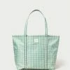 Loeffler Randall Avery Sage Gingham Weekender New Arrivals