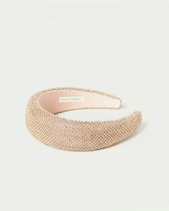 Loeffler Randall New Arrivals Bellamy Peach Diamanté Headband