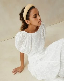 Loeffler Randall Bellamy Natural Puffy Headband New Arrivals