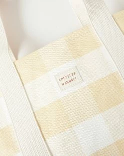 Loeffler Randall New Arrivals Bennett Hay Gingham Medium Tote