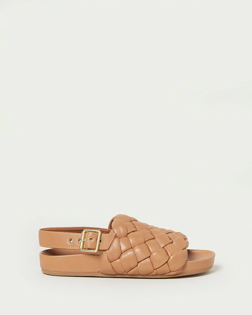 Loeffler Randall Benton Sand Woven Footbed Sandal