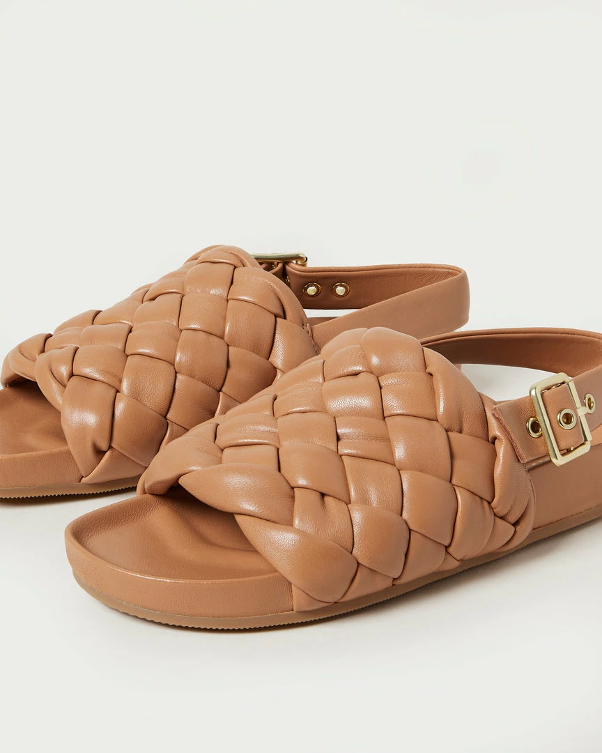 Loeffler Randall Benton Sand Woven Footbed Sandal