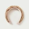 Loeffler Randall Bijou Peach Diamanté Braided Headband New Arrivals