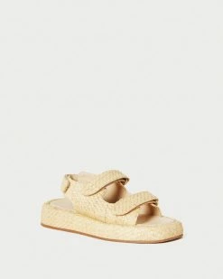 Loeffler Randall Blaise Natural Platform Sandal