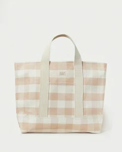 Loeffler Randall Bodie Blush Gingham Oversized Tote New Arrivals