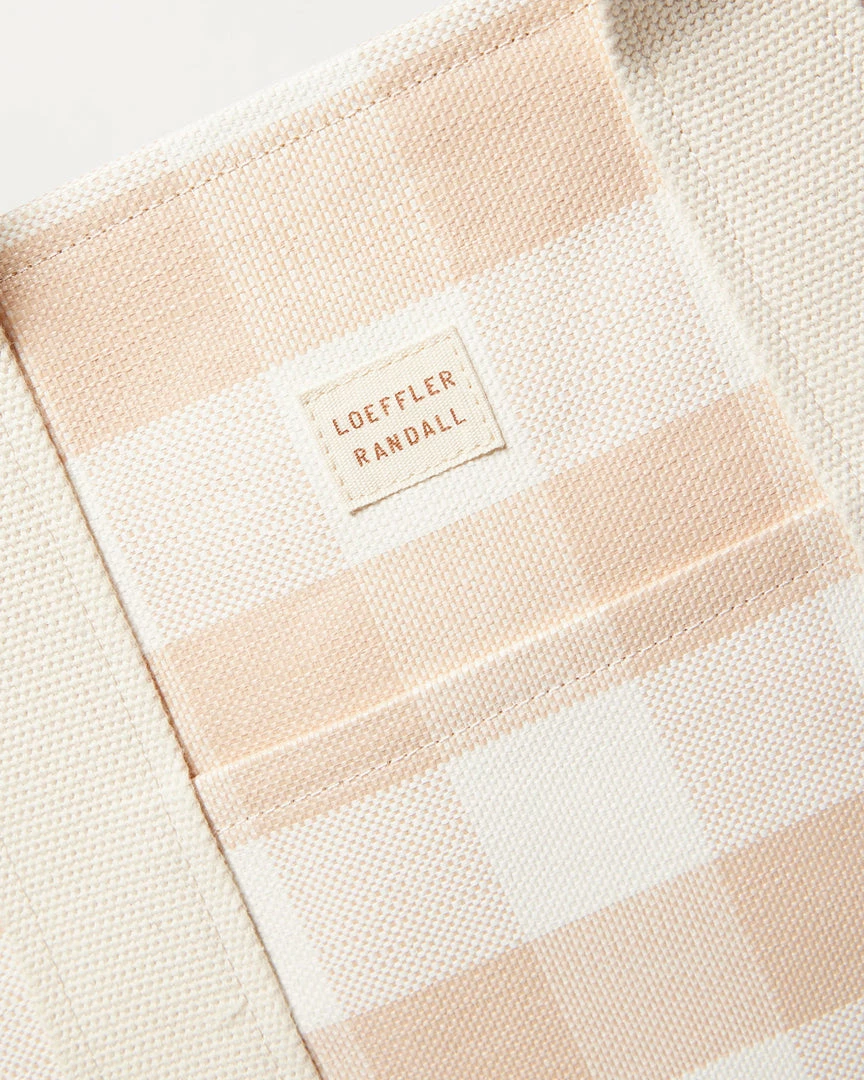 Loeffler Randall Bodie Blush Gingham Oversized Tote New Arrivals