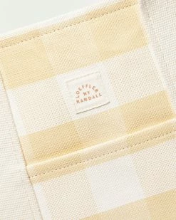 Loeffler Randall Bodie Hay Gingham Oversized Tote
