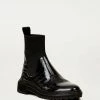 Loeffler Randall Bridget Black Chelsea Combat Boot Footwear