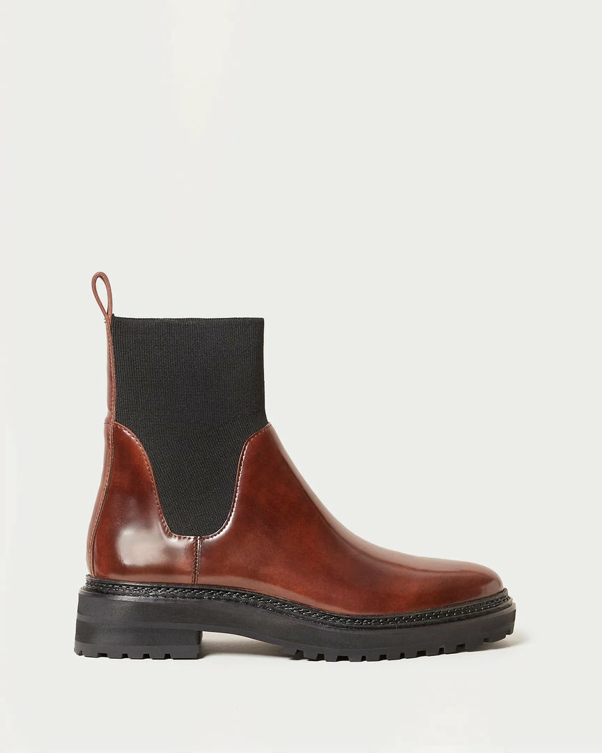 Loeffler Randall New Arrivals Bridget Brown Lug Sole Boot