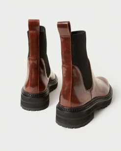 Loeffler Randall New Arrivals Bridget Brown Lug Sole Boot
