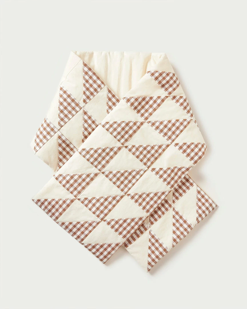 Loeffler Randall Caine Gingham Puffy Scarf Sale