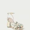 Loeffler Randall Camellia Nova Floral Bow Heel Pleats