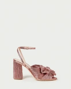 Loeffler Randall Camellia Rose Pleated Bow Heel