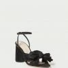 Loeffler Randall Pleats Camellia Black Pleated Bow Heel