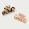 Loeffler Randall New Arrivals Colby Pink Hair Claw Set