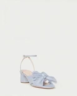 Loeffler Randall Dahlia Blue Bow Low Heel