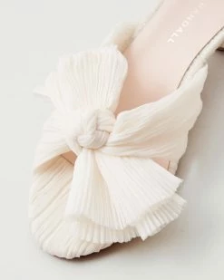Loeffler Randall Pleats Dahlia Pearl Pleated Bow Heel