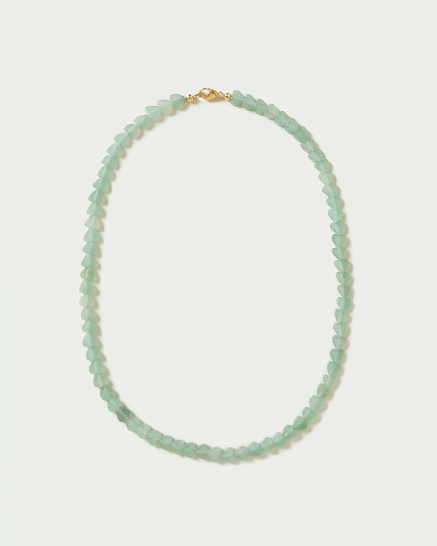 Loeffler Randall Darby Jade Heart Stone Necklace New Arrivals