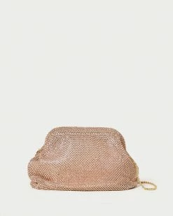 Loeffler Randall New Arrivals Doreen Peach Diamanté Frame Pouch
