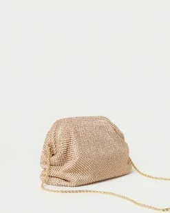 Loeffler Randall New Arrivals Doreen Peach Diamanté Frame Pouch