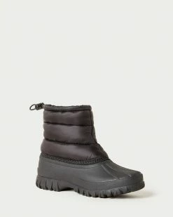 Loeffler Randall Duval Black Puffer Duck Boot New Arrivals