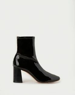 Loeffler Randall Elise Black Patent Stretch Bootie New Arrivals