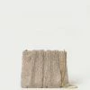 Loeffler Randall New Arrivals Ember Gold Diamanté Gathered Clutch