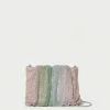 Loeffler Randall New Arrivals Ember Rainbow Diamanté Gathered Clutch