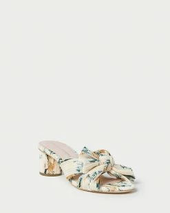 Loeffler Randall Emilia Nova Floral Bow Heel Pleats