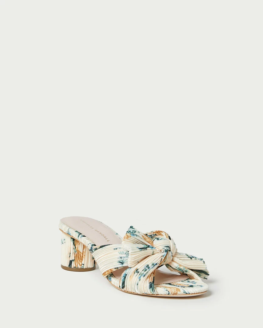 Loeffler Randall Emilia Nova Floral Bow Heel Pleats