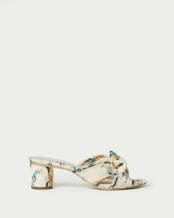 Loeffler Randall Emilia Nova Floral Bow Heel Pleats
