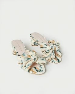 Loeffler Randall Emilia Nova Floral Bow Heel Pleats