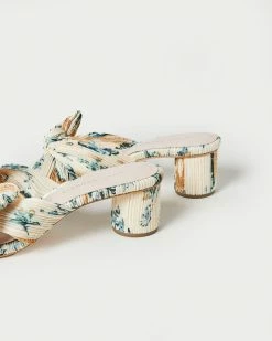 Loeffler Randall Emilia Nova Floral Bow Heel Pleats