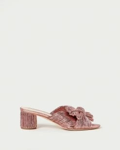 Loeffler Randall Emilia Rose Pleated Bow Heel