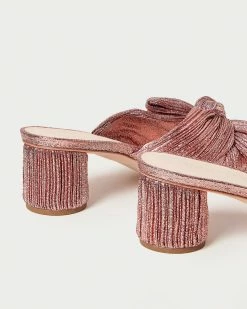Loeffler Randall Emilia Rose Pleated Bow Heel