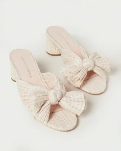 Loeffler Randall Emilia Plaid Pleated Bow Heel