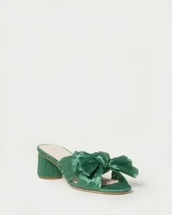 Loeffler Randall Pleats Emilia Sage Pleated Bow Heel