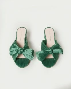 Loeffler Randall Pleats Emilia Sage Pleated Bow Heel